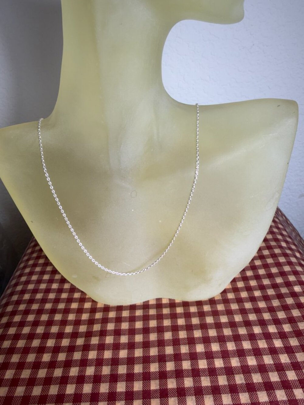 NEW 18" Sterling Silver (not plated) Cable Chain